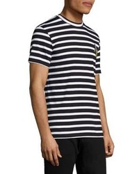Markus Lupfer Striped Banana Embroidered Tee