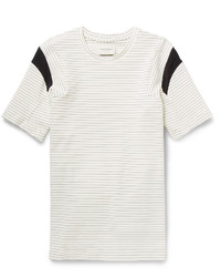 Public School Striped Cotton Blend Jersey T Shirt