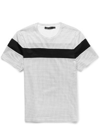 Calvin Klein Collection Striped Cotton Jersey T Shirt