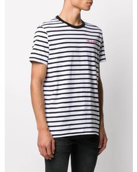 Diesel Striped Cotton T Shirt