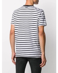 Diesel Striped Cotton T Shirt