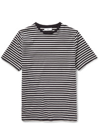 Ami Striped Cotton T Shirt