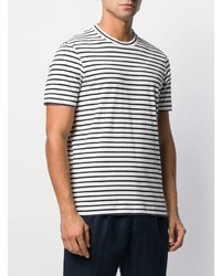 Brunello Cucinelli Striped Crew Neck T Shirt