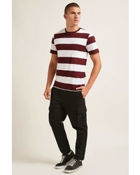 Forever 21 Striped Crew Neck Tee
