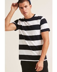 Forever 21 Striped Crew Neck Tee