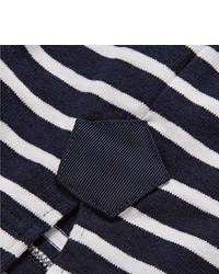 Sacai Striped Knitted Cotton T Shirt