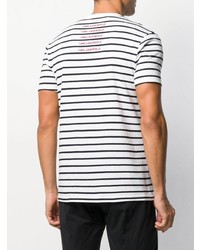 Karl Lagerfeld Striped Logo T Shirt