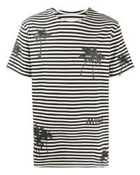 Myar Striped Logo T Shirt