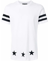 Hydrogen Striped Star T Shirt