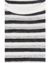 Alexander Wang T By Striped Jersey T Shirt