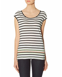 The Limited Striped Sleeveless Tee