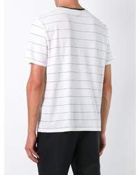 AMI Alexandre Mattiussi Thin Stripe T Shirt