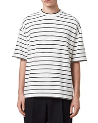 AllSaints Tobias Stripe Long Sleeve T Shirt