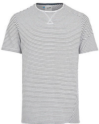 River Island White Boxfresh Mixed Stripe T Shirt
