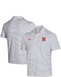 Under Armour White Maryland Terrapins Early Season Coaches Sideline Polo At Nordstrom