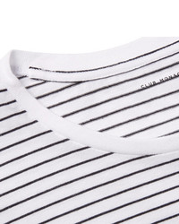 Club Monaco Williams Striped Cotton Jersey T Shirt