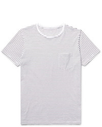 Club Monaco Williams Striped Cotton Jersey T Shirt
