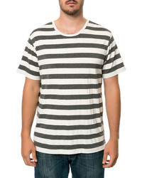Zutoq Zake Striped T Shirt In Grey
