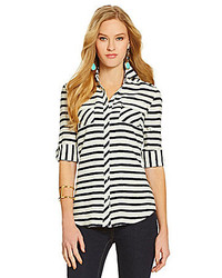 Cremieux Spencer Striped Blouse
