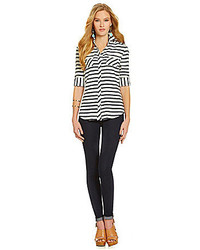 Cremieux Spencer Striped Blouse