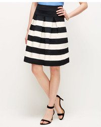 Ann Taylor Petite Ribbon Stripe Full Skirt