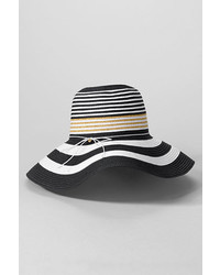 Lands' End Stripe Straw Spectator Hat