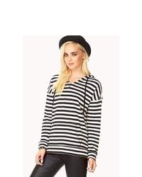 Forever 21 Everyday Striped Hoodie