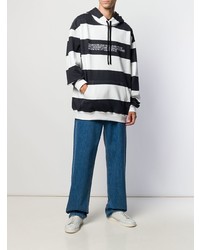 Calvin Klein Jeans Est. 1978 Striped Logo Hoodie