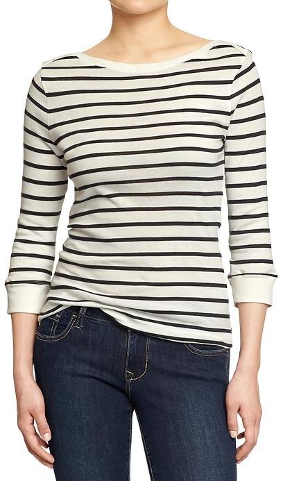 Details about   NWOT Womens Juniors l.e.i Sweater Striped Black on Black Metallic Boat Neck Top