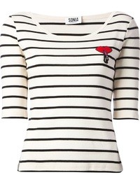 Sonia Rykiel Sonia By Striped T Shirt