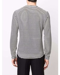 Orlebar Brown Striped Long Sleeve T Shirt