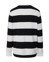 Burberry Striped Oversized Top