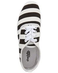 Charlotte Russe Striped Low Top Canvas Sneakers