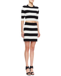 Theory Prosecco Holeen S Striped Skirt