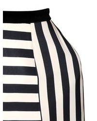 Striped Canvas Mini Skirt