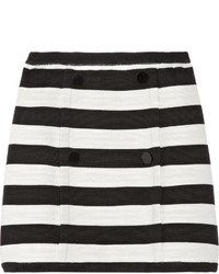 M Missoni Striped Knitted Cotton Blend Skirt
