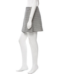Bouchra Jarrar Striped Mini Skirt W Tags