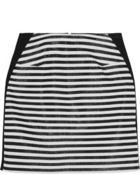 Richard Nicoll Striped Stretch Crepe Mini Skirt