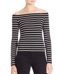 Bailey 44 Jacqueline Striped Off The Shoulder Top