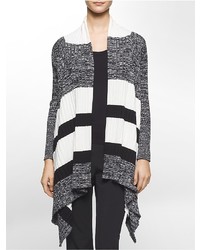 Calvin Klein Marled Stripe Flyaway Sweater