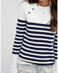 Lovers + Friends Nautical Stripe Sweater