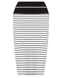 Tanya Taylor Monochrome Stripe Peggy Skirt