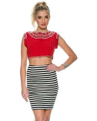 Swell To The Max Striped Skirt