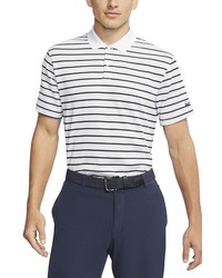 Nike Dri Fit Victory Golf Polo In Whitepure Platinumblack At Nordstrom