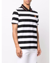Paul & Shark Stripe Pattern Polo Shirt