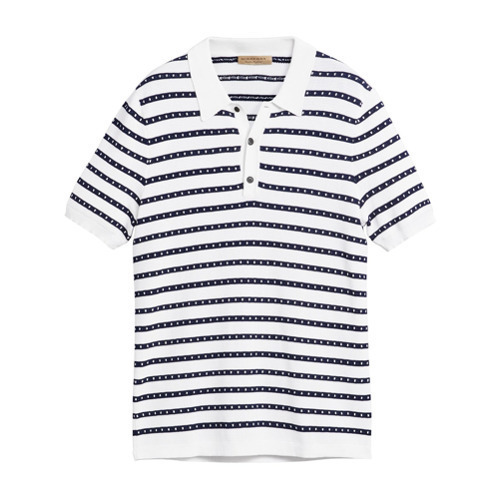 burberry striped polo