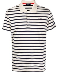 Saint James Striped Organic Cotton Polo Shirt