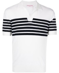 Orlebar Brown Striped Wool Polo Shirt