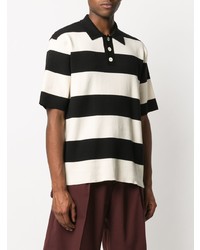 Sunnei Stripped Knitted Polo Shirt