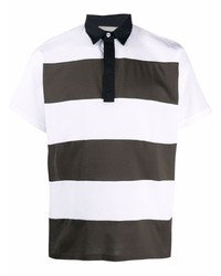 Low Brand Two Tone Striped Polo Shirt